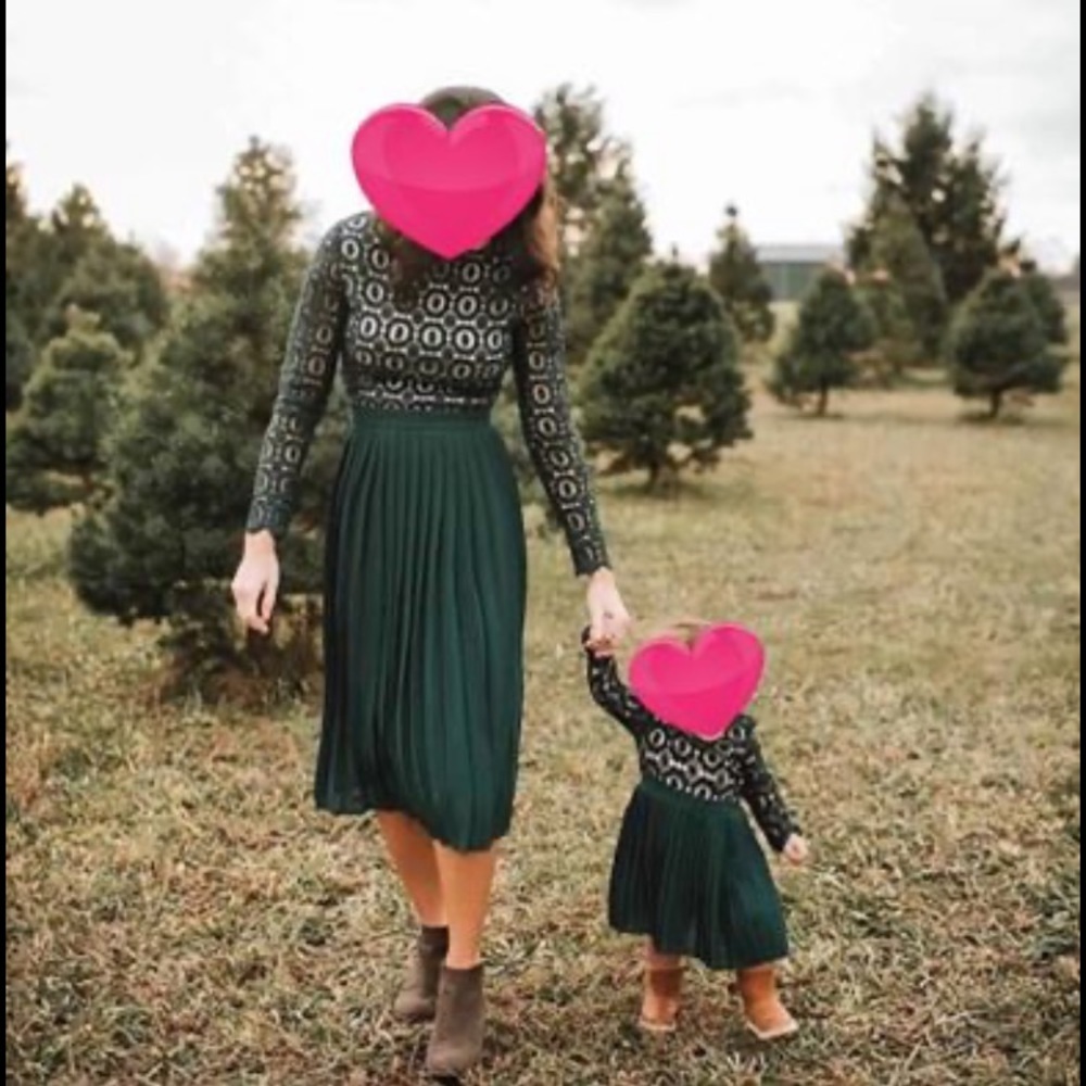 Mom and daughter matching dress